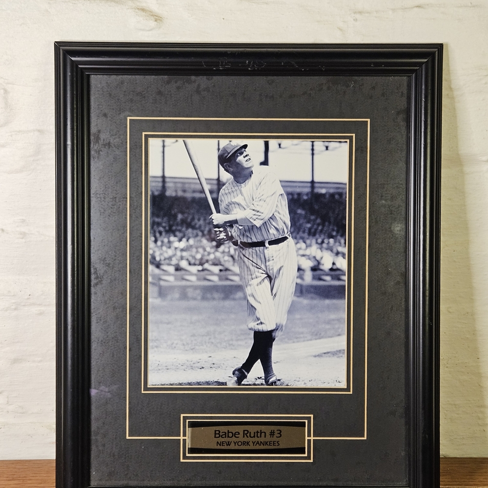 Framed BABE RUTH #3